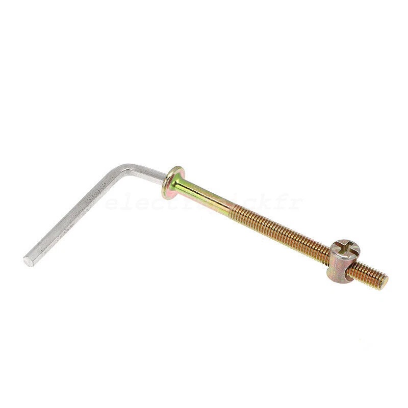 50개 아연 도금 가구 나사 볼트 세트 M6 배럴 너트 - Furniture Hardware Barrel Nut 리뷰 및 가격