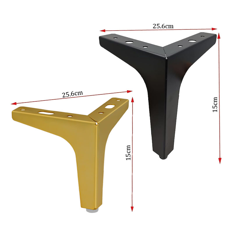 4개의 현대적인 삼각형 금속 소파 다리 DIY 교체용  - Furniture Hardware Replacement 리뷰 및 가격