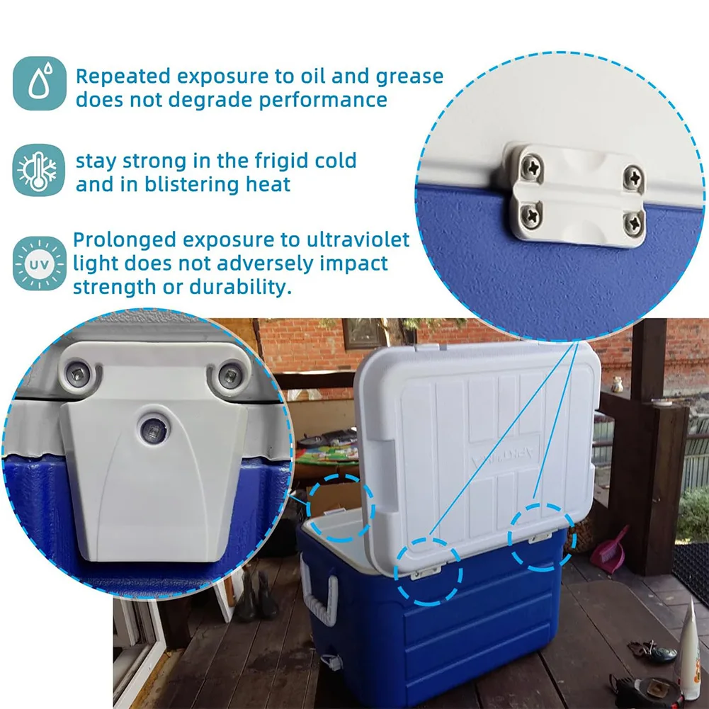 Qt 쿨러용 Igloo 50-165용 4팩 힌지 및 2 - Furniture Hardware Repair 리뷰 및 가격