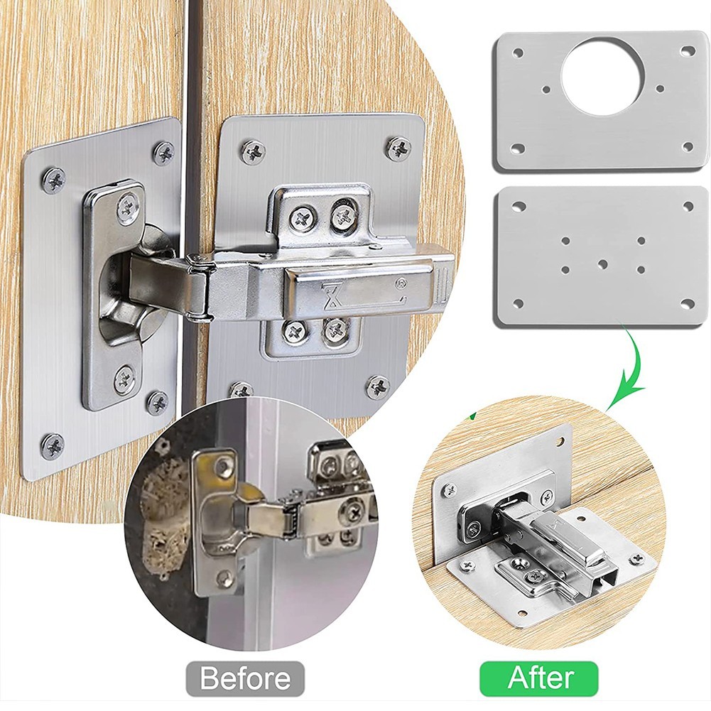 1/2/4/10Pcs 힌지 수리 플레이트 캐비닛 가구  - Furniture Hardware Repair 리뷰 및 가격